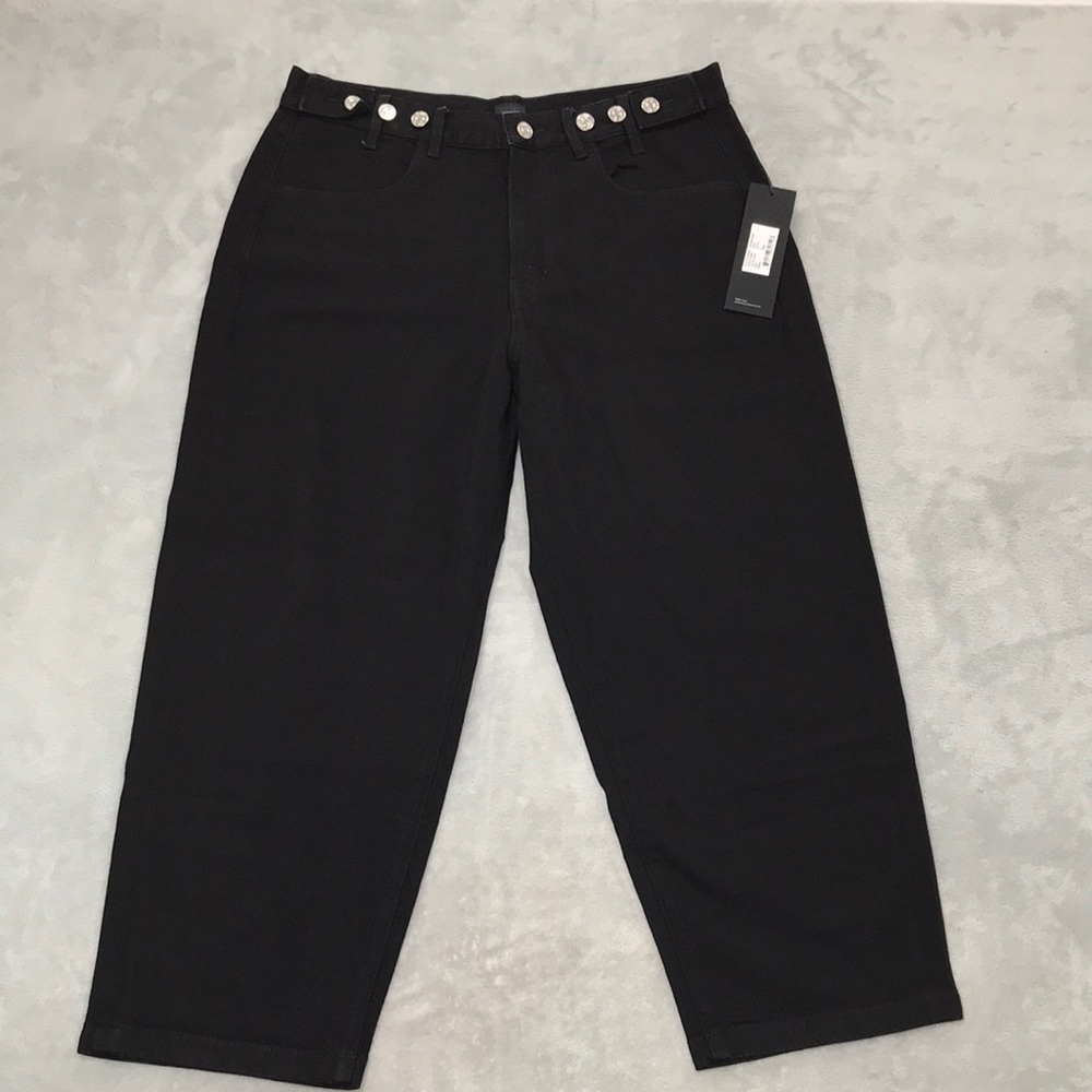 Edwin Black Label Miia Black Jeans Size Small New